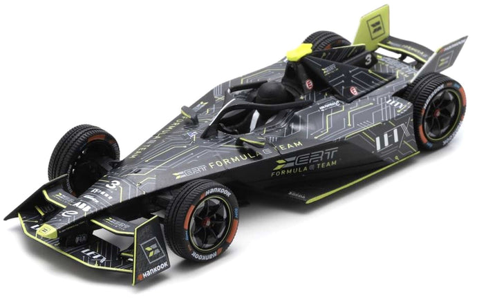 ERT FORMULA E TEAM #3 SERGIO SETTE CAMARA 2024 mørk grå/gul 1:43