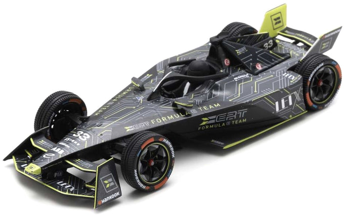 ERT FORMULA E TEAM #33 DAN TICKTUM 2024 mørk grå/gul 1:43