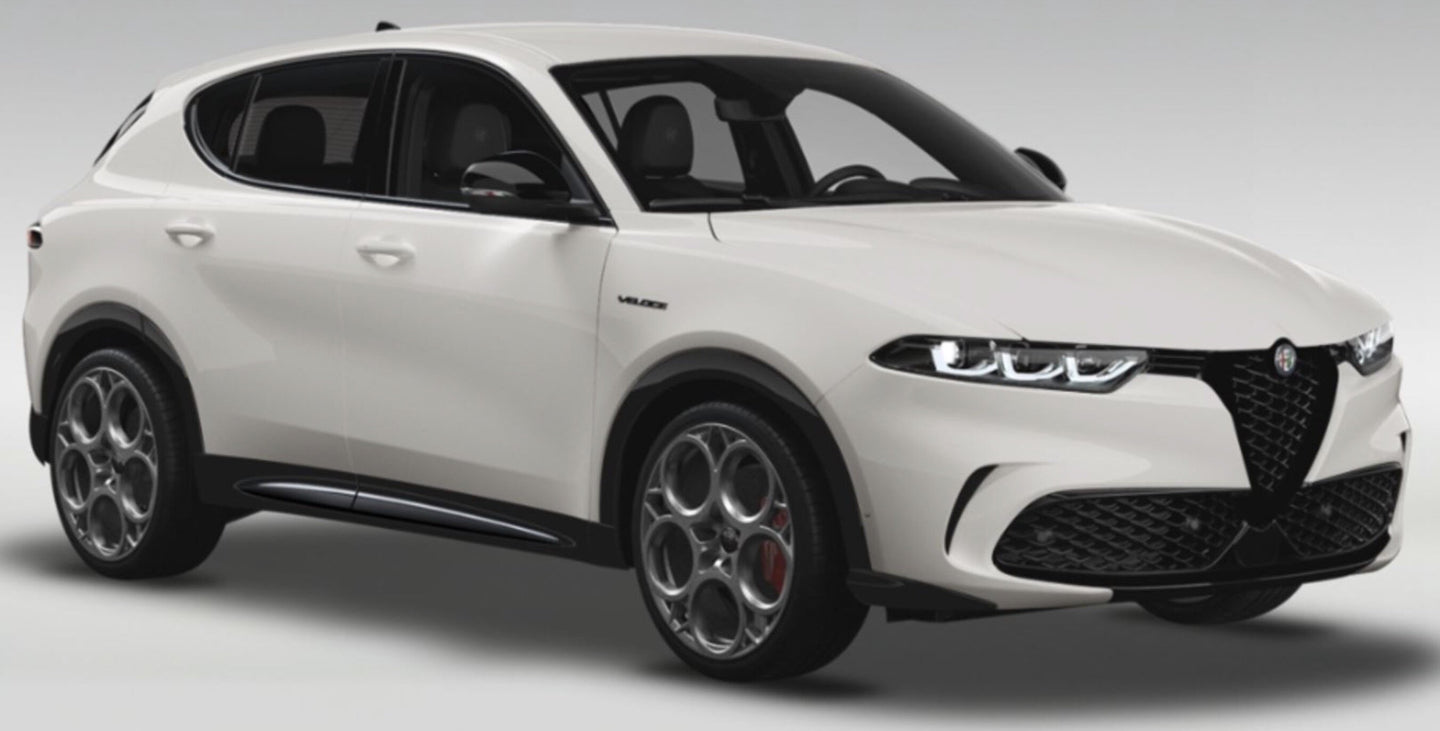 ALFA ROMEO TONALE VELOCE PLUG-IN HYBRID 2023 WITH SHOWCASE BIANCO ALFA - WHITE 1:18