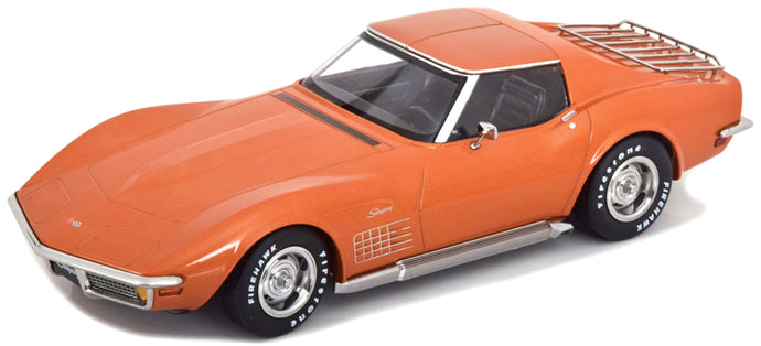 CHEVROLET CORVETTE C3 1972 - WITH REMOVABLE ROOF PARTS ORANGE 1:18