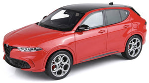 ALFA ROMEO TONALE TRIBUTO BLACK ROOF 2023 WITH SHOWCASE ROSSO ALFA - RED 1:18