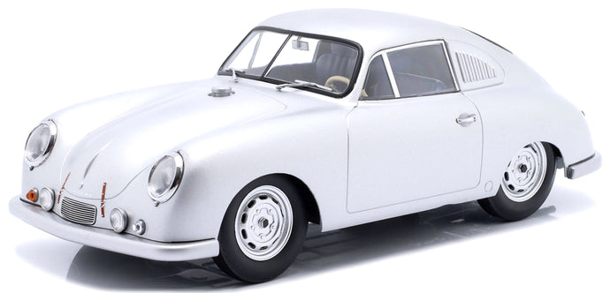 PORSCHE 356 SL COUPE PLAIN BODY VERSION 1951 SILVER 1:18