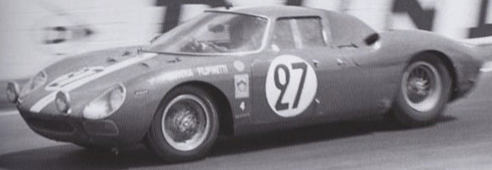 FERRARI 250LM 3.3L V12 ch.s n6119 TEAM SCUDERIA FILIPINETTI N 27 6th LE MANS 1965 DIETER SPOERRY - ARMAND BOLLER RED 1:18