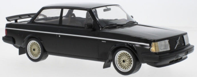 Volvo 240 TURBO CUSTOM 1986 sort/hvid 1:18