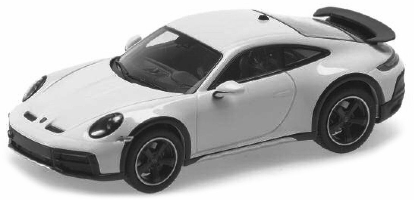 PORSCHE 911 992 DAKAR COUPE 2022 LIGHT GREY 1:18