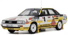 Indlæs billede til gallerivisning Audi 200 QUATTRO #4 RALLY MONTE CARLO 1987 hvid/gul/rød/sort 1:18