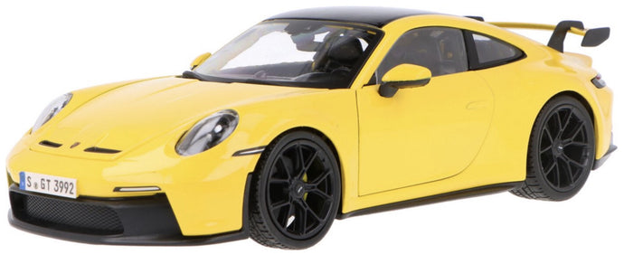 PORSCHE 911 GT3 2022 gul/sort 1:18