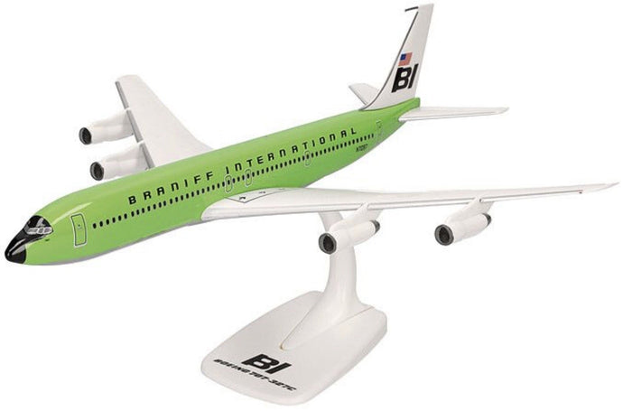 Boeing 707-300 Braniff grøn/hvid 1:144