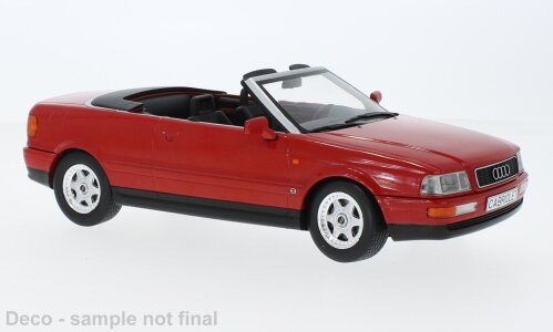 AUDI 80 CABRIOLET 1991 RED 1:18