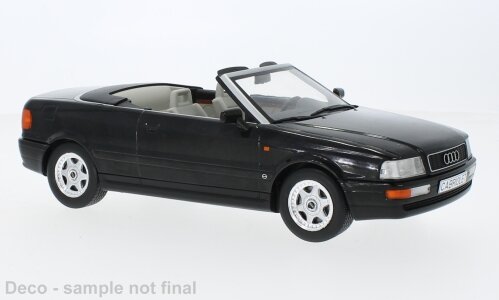 AUDI 80 CABRIO 1991 BLACK 1:18