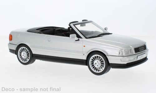 Audi Cabriolet 1991 grå metallic 1:18