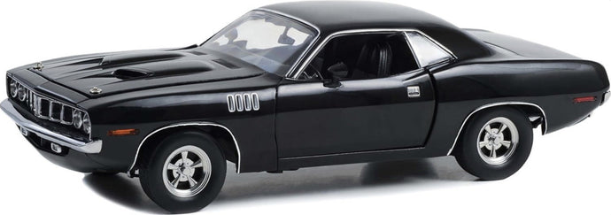PLYMOUTH CUDA COUPE 1971 - JOHN WICK CHAPTER 4 MOVIE 2023 BLACK 1:18