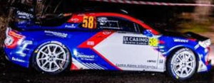 RENAULT ALPINE A110 RGT TEAM CHL SPORT AUTO N 58 RGT RALLY MONTECARLO 2024 RAPHAEL ASTIER - DENIS GIRAUDET BLUE WHITE RED 1:43