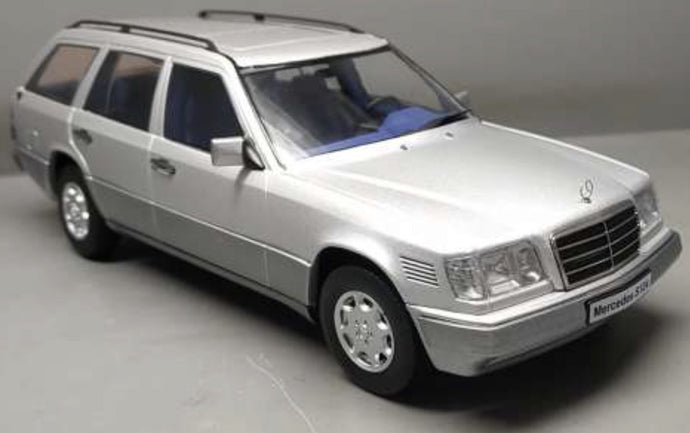 MERCEDES BENZ E-CLASS (S124) T-MODEL SW STATION WAGON 1995 SILVER GREY 1:18