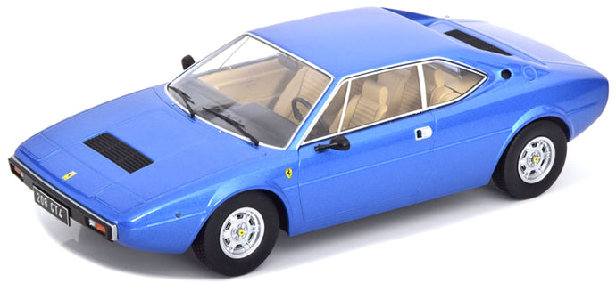 Ferrari 208 GT4 1975 lys blå metallic 1:18