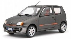 FIAT 600 SPORTING ABARTH 1998 DARK MET.GREY 1:18