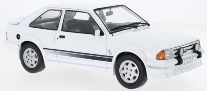 FORD ENGLAND ESCORT MKIII RS TURBO 1985 WHITE 1:18