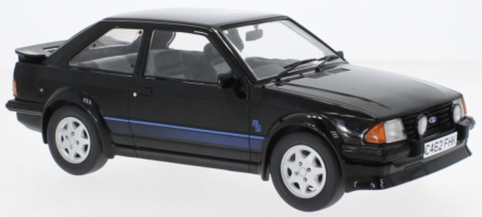 FORD ENGLAND ESCORT MKIII RS TURBO 1985 BLACK 1:18