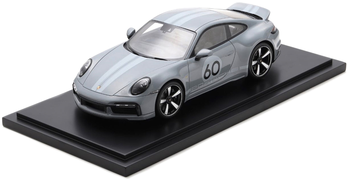 Porsche 911 SPORT CLASSIC (992) Limited Edition grå/lys grå 1:18