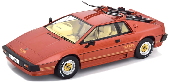 Lotus ESPRIT TURBO - MOVIE VERSION WITH SKI 1981 kobber/guld 1:18