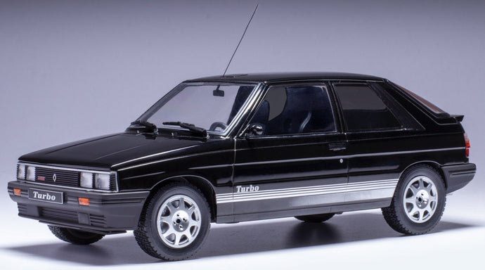 RENAULT 11 TURBO 1987 BLACK CUSTOM TUNING 1:18n