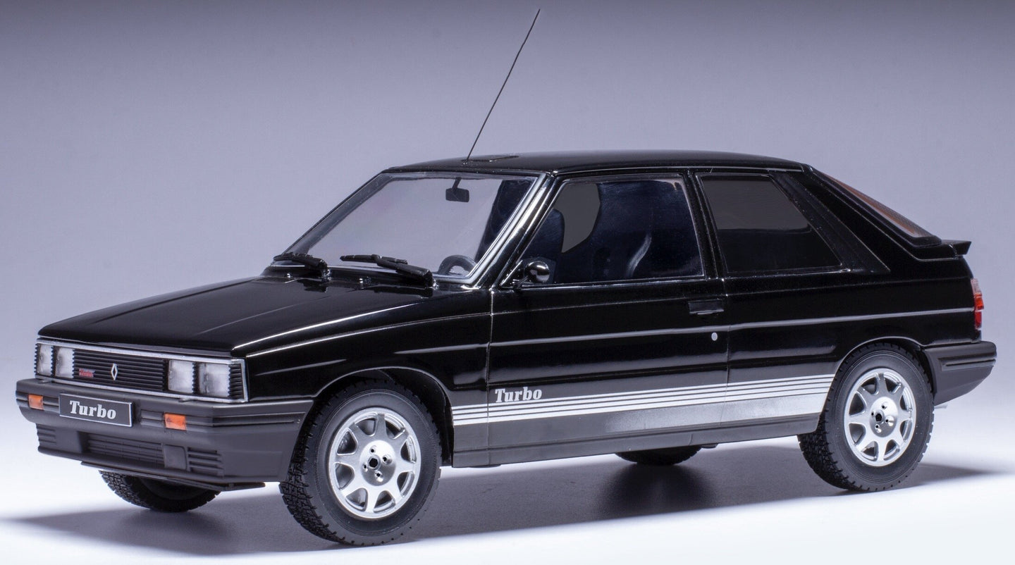RENAULT 11 TURBO 1987 BLACK CUSTOM TUNING 1:18n