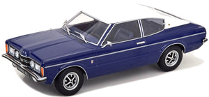 Ford TAUNUS GXL COUPE WITH VINYLROOF 1971 mørk blå/hvid 1:18