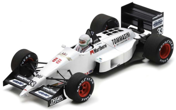 EUROBRUN F1 ER188 N 33 FRANCE GP 1988 STEFANO MODENA WHITE BLACK 1:43