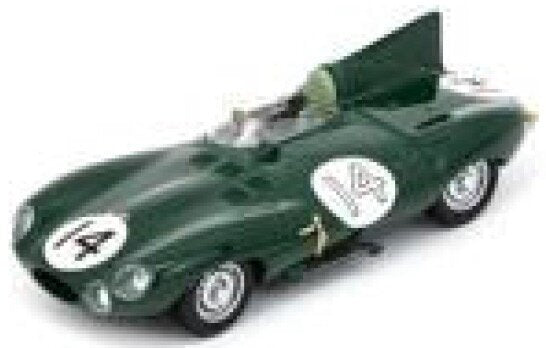 Jaguar D #14 ROLT/HAMILTON 2nd 24H LE MANS 1954 mørk grøn 1:43