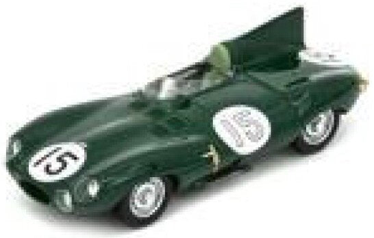 JAGUAR D-TYPE 3.4L S6 SPIDER TEAM JAGUAR CARS LTD N 15 24h LE MANS 1954 PETER WHITEHEAD - KEN WHARTON GREEN 1:43
