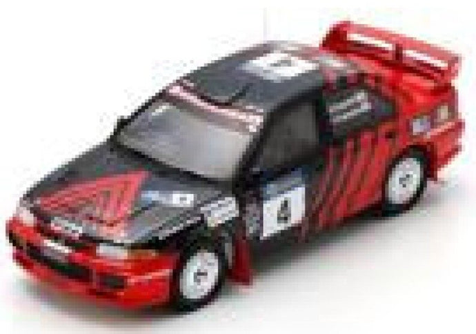 MITSUBISHI LANCER EVOLUTION III N 4 RALLY CHINA 1997 YOSHIHIRO KATAOKA - SATOAHI HAYASHI RED BLACK 1:43