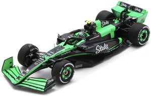 SAUBER F1 C44 TEAM STAKE KICK N 24 BAHRAIN GP 2024 ZHOU GUANYU GREEN BLACK 1:43