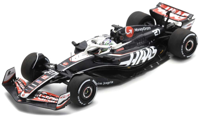 MONEYGRAM HAAS F1 TEAM VF-24 #27 NICO HULKENBERG SAUDI ARABAIN GP 2024 sort/hvid/rød 1:43