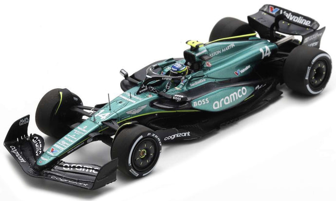 ASTON MARTIN F1 AMR24 TEAM ARAMCO COGNIZANT N 14 5th SAUDI ARABIA GP 2024 FERNANDO ALONSO GREEN BLACK 1:43