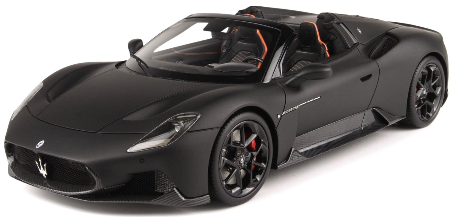 MASERATI MC20 CIELO SPIDER 2022 - BIRDCAGE RIMS NERO OPACO - MATT BLACK 1:43