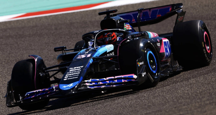 ALPINE F1 A524 TEAM BWT ALPINE N 31 SEASON 2024 ESTEBAN OCON BLACK BLUE PINK 1:43