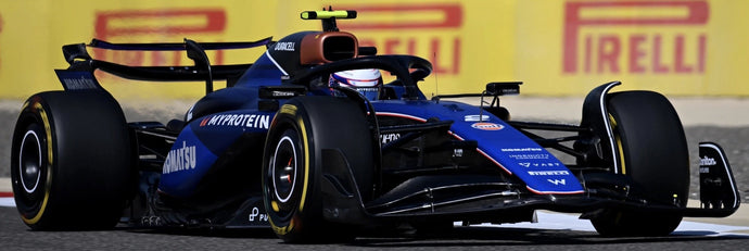 WILLIAMS F1 FW46 TEAM WILLIAMS RACING N 2 SEASON 2024 LOGAN SARGEANT 2 TONE BLUE 1:43