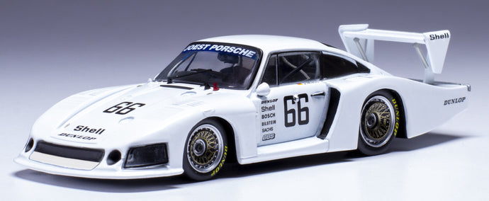 PORSCHE 935/78 930 TEAM JOEST RACING N 66 3rd PLACE DRM ZOLDER 1981 JOCHEN MASS WHITE 1:43