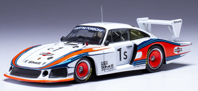 PORSCHE 935/78 930 TEAM MARTINI RACING N 1 WINNER 6h SILVERSTONE 1978 JACKY ICKX - JOCHEN MASS WHITE RED BLUE 1:43