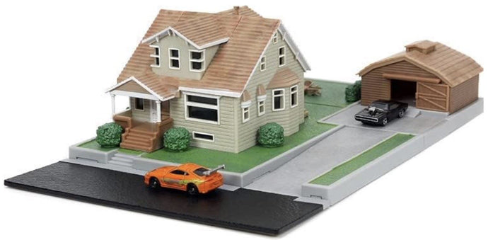NANO DOM'S HOUSE DIORAMA FAST & FURIOUS (CAR cm 4)