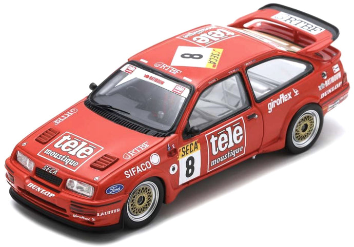 FORD ENGLAND SIERRA RS COSWORTH TEAM ANDY ROUSE ENGINEERING N 8 24h SPA 1987 ANDY ROUSE - WIN PERCY - THIERRY TASSIN DARK ORANGE 1:43