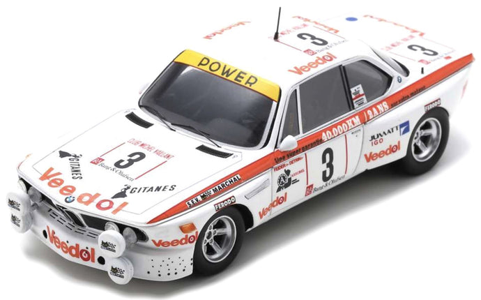 BMW 3.0 CSi #3 FEIDER/DETRIN 24H SPA 1975 hvid/rød 1:43