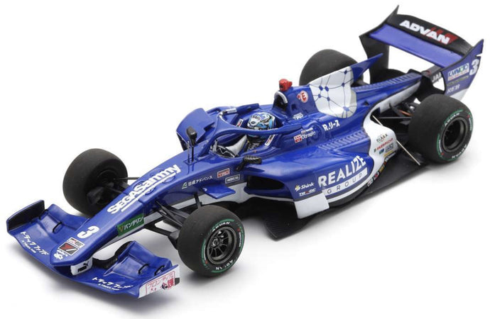 DALLARA SF23 TRD 01F TEAM REALIZE CORPORATION KONDO RACING N 3 SUPER FORMULA SEASON 2024 KENTA YAMASHITA BLUE WHITE 1:43