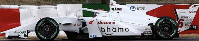 DALLARA SF23 HR-417-E M-TEC TEAM DANDELION RACING N 6 SUPER FORMULA SEASON 2024 KUKUNOSHIN OHTA WHITE 1:43