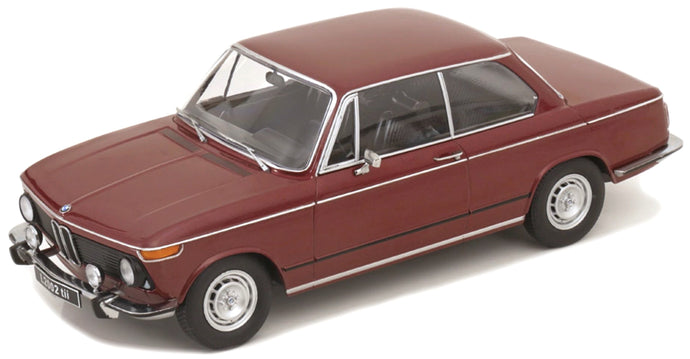 BMW L2002 tii 2.SERIES 1974 mørk rød metallic 1:18