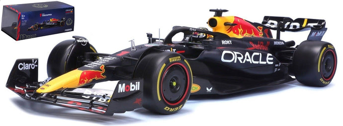 Red Bull RB19 #1 MAX VERSTAPPEN 2023 „WITH DISPLAY CASE“ Limited Edition mørk blå/rød/gul 1:18