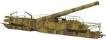 Rail Gun WWII Boche Buster 1942 camouflage 1:76