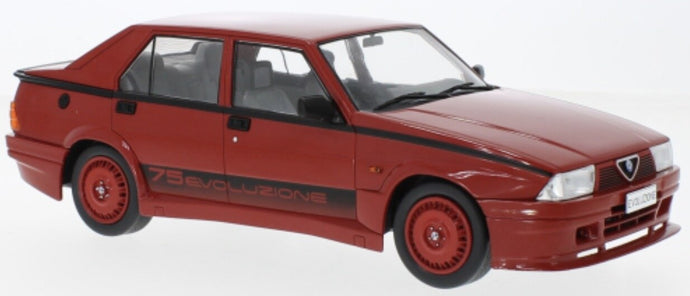 Alfa Romeo 75 TURBO EVOLUZIONE 1987 rød/sort 1:18
