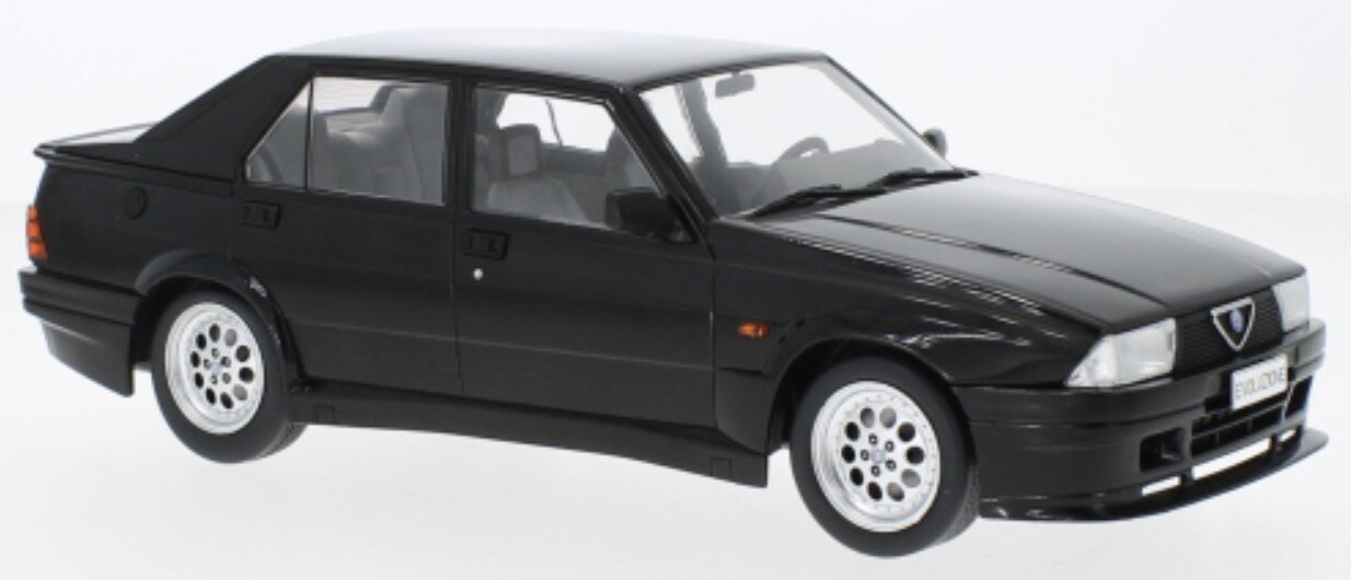 ALFA ROMEO 75 TURBO EVOLUZIONE 1987 BLACK 1:18