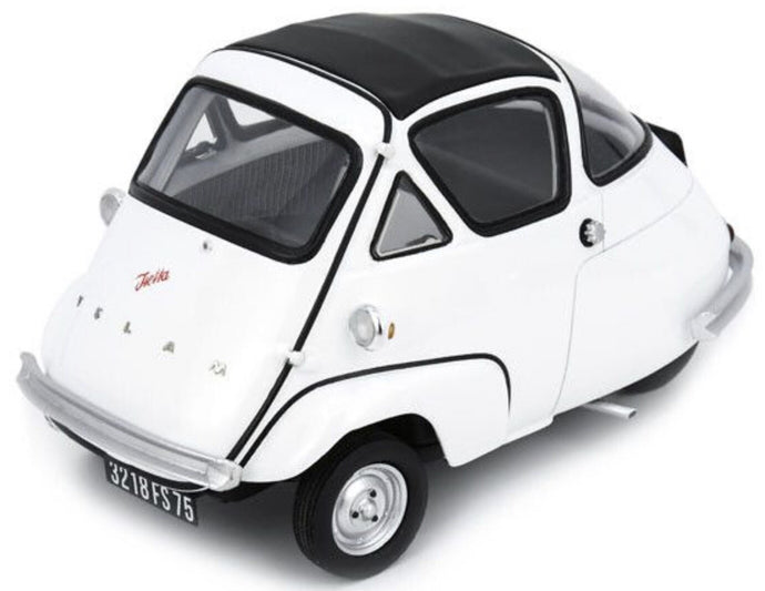 BMW ISETTA VELAM 1955 WHITE BLACK 1:18